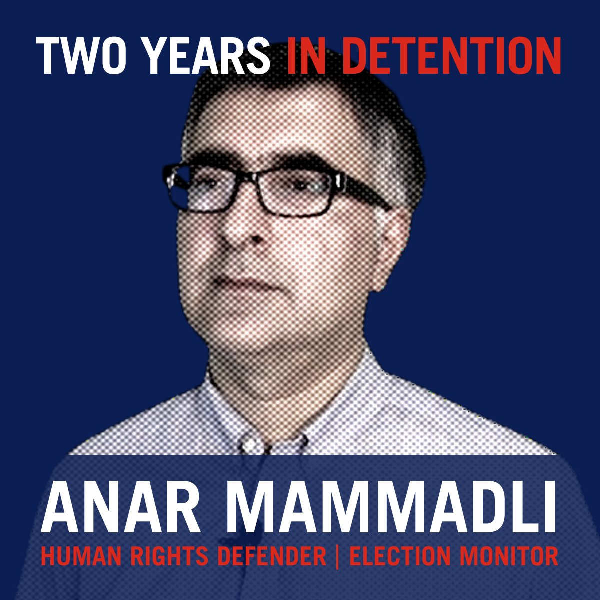 EHRAC_hq's tweet photo. 🔴 On 29 April 2024, Azerbaijani human rights defender Anar Mammadli was detained on trumped-up charges. He remains in pre-trial detention. His health is deteriorating.
🔴 With partners, we are challenging Anar’s detention as unlawful and politically motivated.

#humanrights https://t.co/i4P54zxB2S