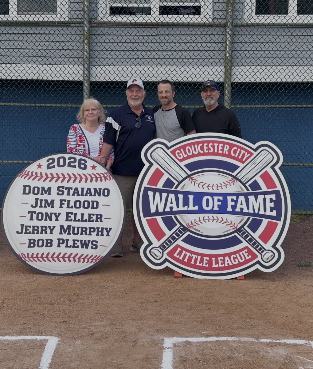 Gloucester_LL's tweet photo. These signs will be proudly placed across the front of our indoor batting facility located at our Major League Field complex.

Special shoutout to Jeff Spotts and @carvedonthespot for the amazing signs! https://t.co/LG9ZENVld8