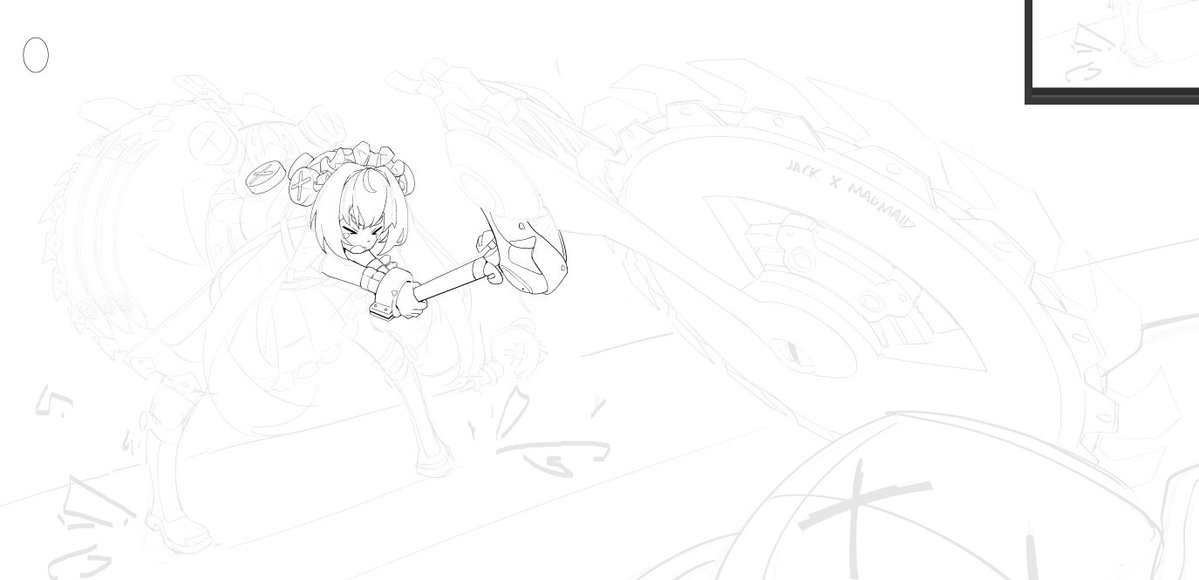 正在想画新的插图。小可琳疑似有点复杂了