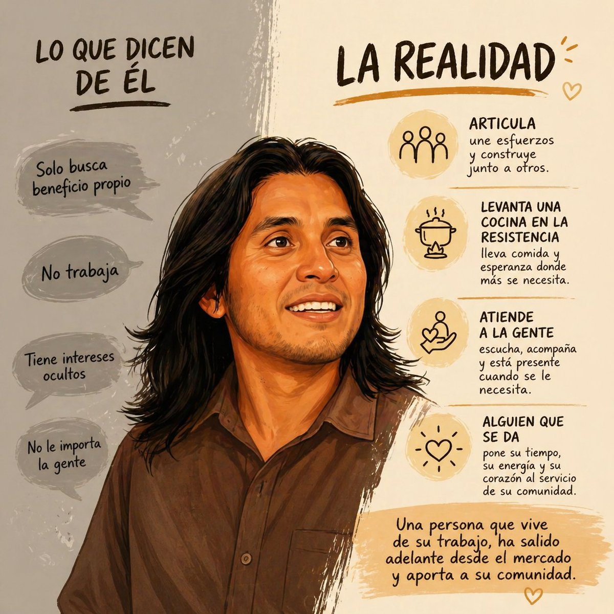 No conozco personalmente a <a href="/AlexEnLaLucha/">Alex En La Lucha ♊️✊🏿</a>, sin embargo he visto cómo ha logrado articular movimientos sociales. La información de este post es por lo que he visto de él. Lo que más me agrada es su capacidad de organizar una cocina en plena calle y en resistencia. 🥰
