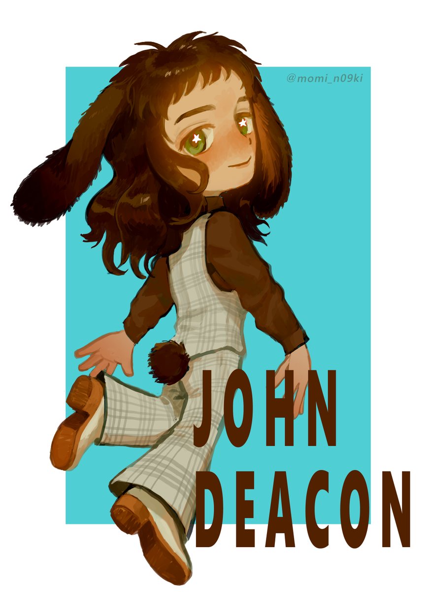 momi_n09ki's tweet image. うさぎジョン🐰

＃Johndeacon　＃Queen