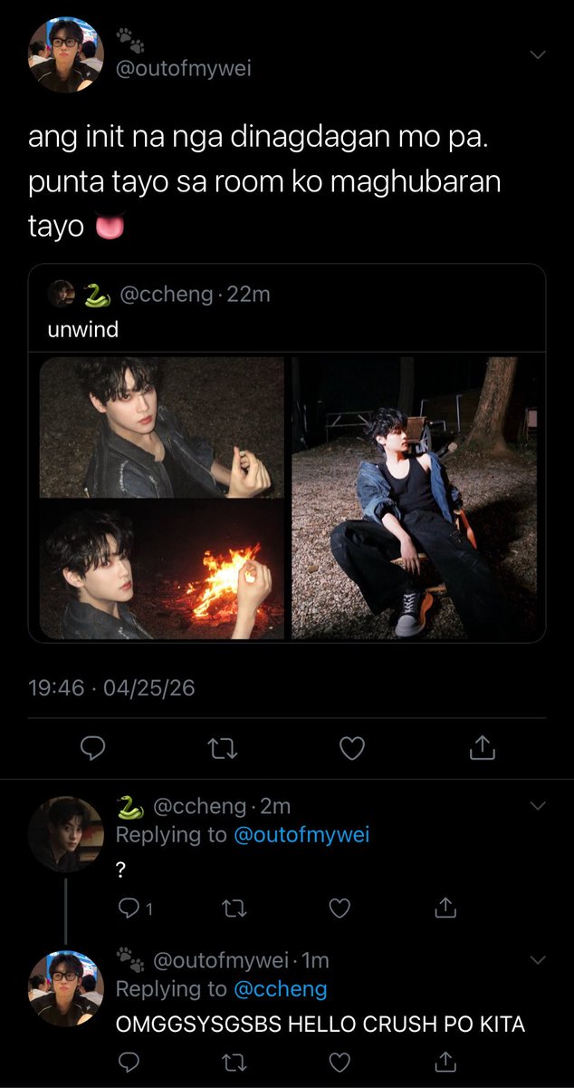 taelcyon's tweet photo. #chengwei few tweets au 

naiinitan ka? si suowei rin. https://t.co/cNLLfncEQn