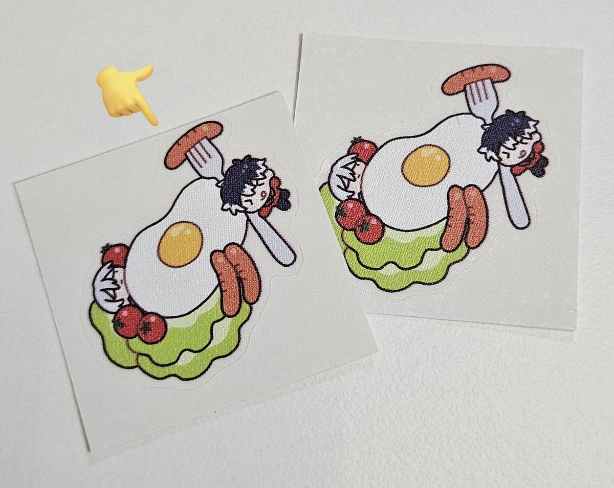 YKMM_dining's tweet photo. 선입금, 통판 특전으로 준비된 띠부씰 중 재단선이 살짝 밀린 개체가 있습니다. 양해 부탁드립니다. https://t.co/aSQjwHOIXj
