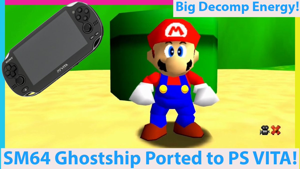 VEsoterica's tweet image. Who doesn't want more Super Mario 64? Now with PS Vita support as the Ghostship PC port from Harbour Masters has been ported to Vita (vid in reply) #gaming #retrogames #gamingnews #nintendo