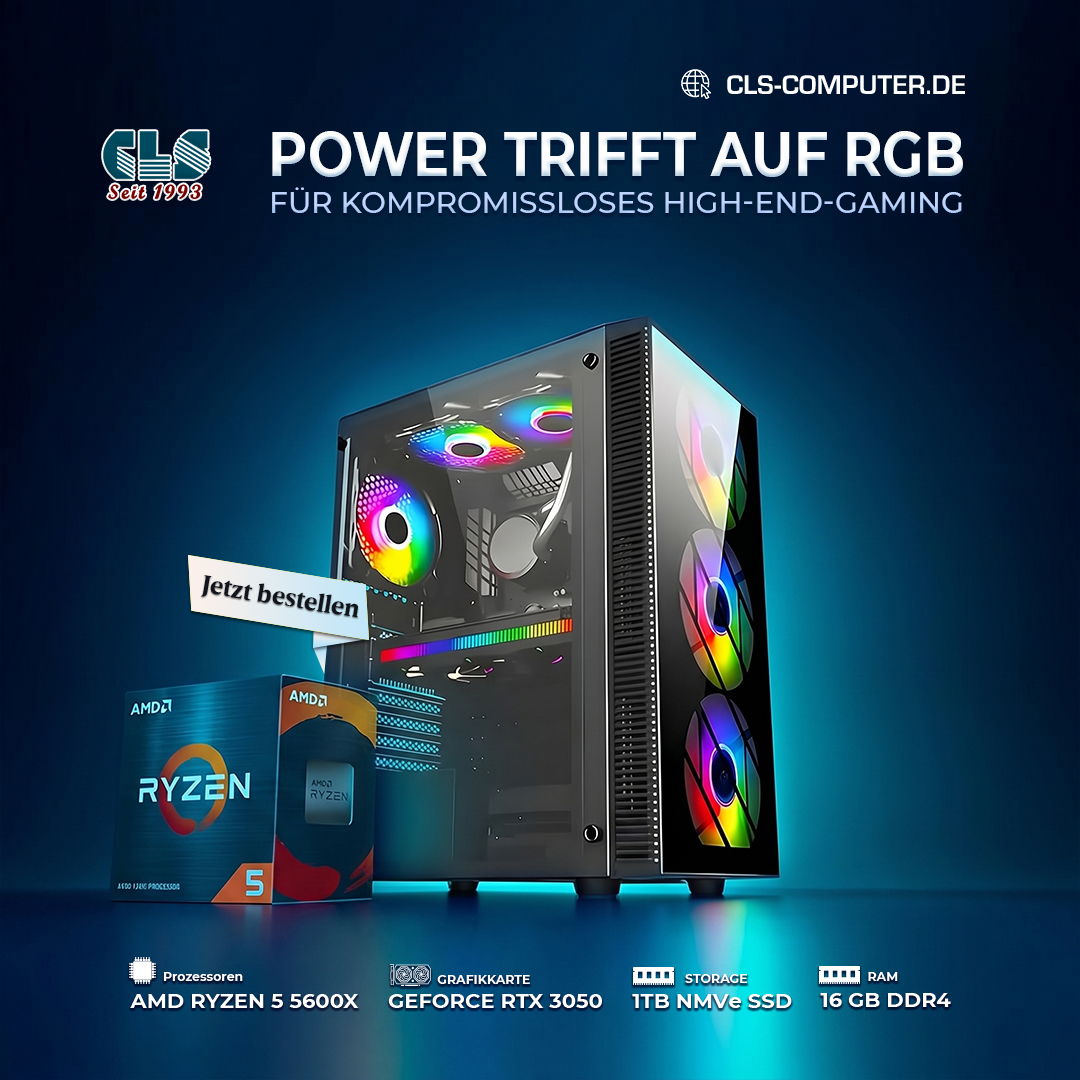 cls_computer's tweet image. 🎮 Dein Einstieg in echtes Gaming – stark, effizient, bezahlbar bei cls-computer!
🛒 jetzt erleben: cls-computer.de/gaming-pc-amd-…

#CLSComputer #GamingPC #BudgetGaming #RTX3050 #PCGaming #GamingSetup #pcsetup #CustomPC
