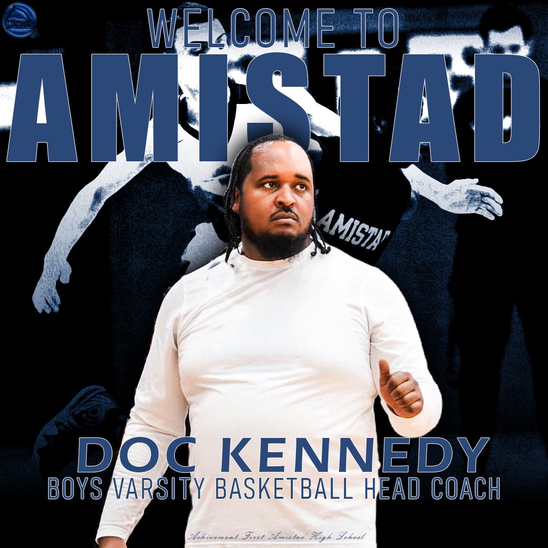 CoachDoc10's tweet photo. Blessed To Announce That I Will Be The New @AmistadHoops Boys Varsity Coach‼️ #GoWolves🐺 #AmistadHigh #NewEra https://t.co/S8T8gKamMk