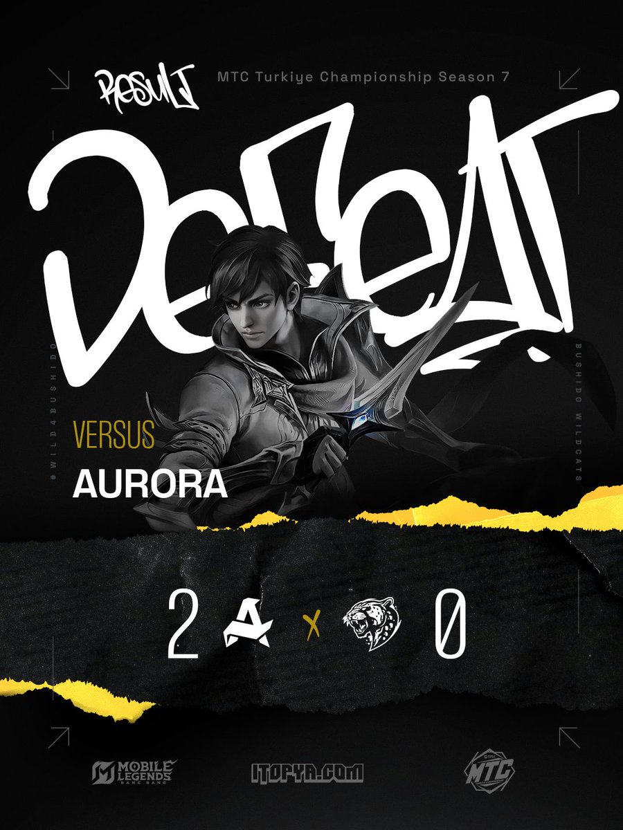 bushidowildcats's tweet image. Bugün kazanamadık ama yarın kazanacağız.

#BW #Wild4Bushido