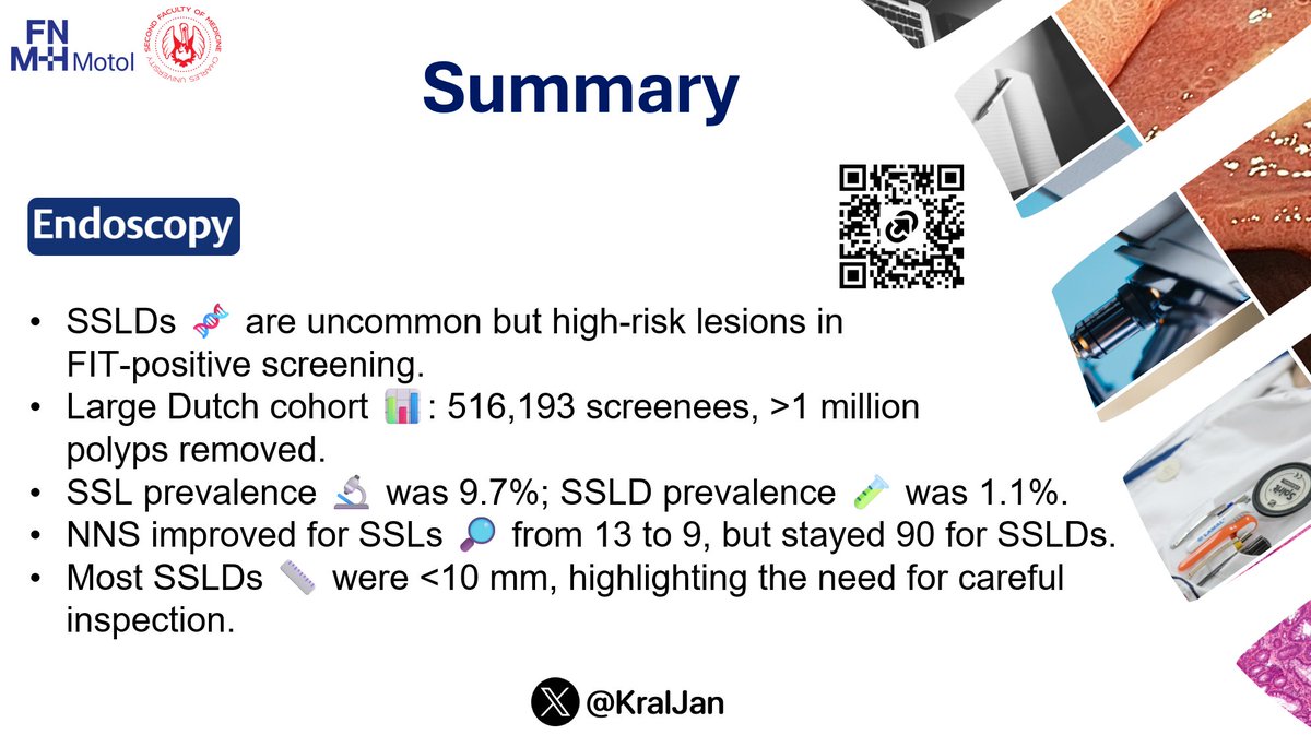 KralJan's tweet image. ⚠️FIT+ screening 🧪 reveals SSLD as a rare but high-risk serrated phenotype 🔬. 

📚tinyurl.com/4v6sr68y #GITwitter

In 516,193 Dutch screenees 🇳🇱, this 2014–2023 analysis 📊 maps SSL/SSLD prevalence over time: 

#Endoscopy #MedTwitter #GiTwitter @ESGE_news @ASGEendoscopy