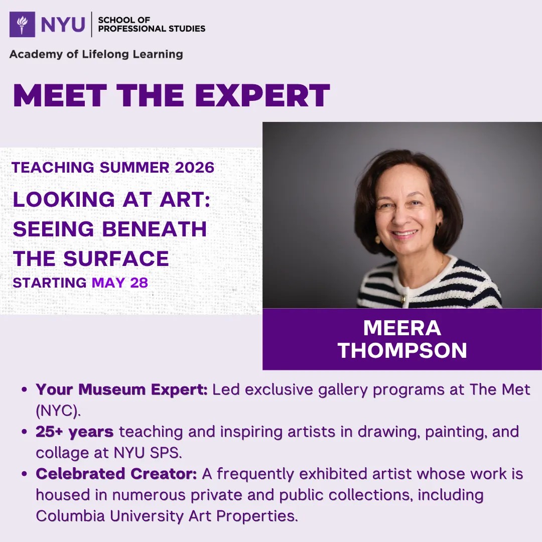 NYUSPS_PWMCE's tweet image. Explore the secrets of visual communication in Looking at Art: Seeing Beneath the Surface. Includes a field trip to the Met! 🏛️🚶‍♂️

📍 Onsite NYU Midtown | Starts May 28

🎟️ Register: bit.ly/4mvgord

#ArtHistory #TheMet #NYU #NYCArts 🎨