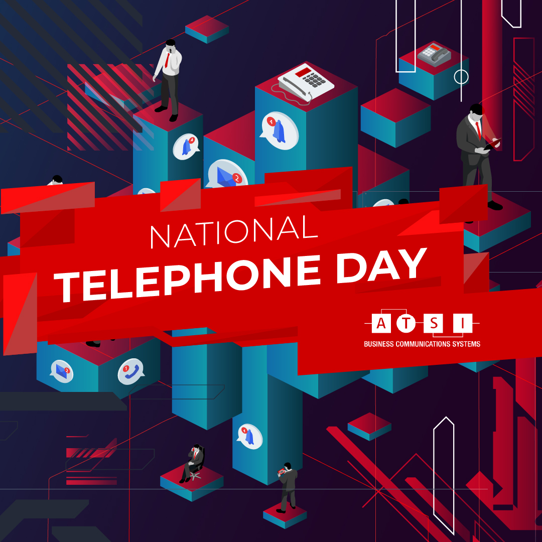 ATSIHouston's tweet image. This National Telephone Day, we’re celebrating the tech that keeps businesses connected and customers supported. At ATSI, every call is an opportunity to deliver a better experience.✨📞

#StayConnected #ATSI #BusinessCommunications #NationalTelephoneDay