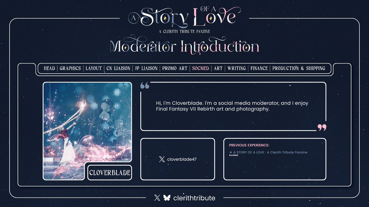 A Story of a Love : A Clerith Tribute Fanzine tweet media