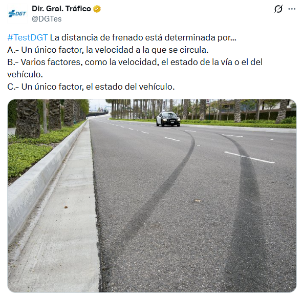 Dir. Gral. Tráfico tweet media