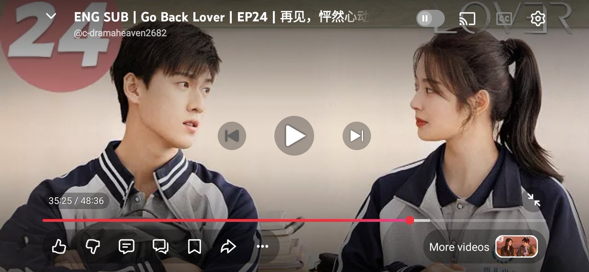 rkiveblackswan's tweet photo. Picked a random cdrama on youtube to watch last weekend and I enjoyed it. Just completed it. With #LiYunrui and #XuRuohan #GoBackLover https://t.co/bXTlJmtlYt