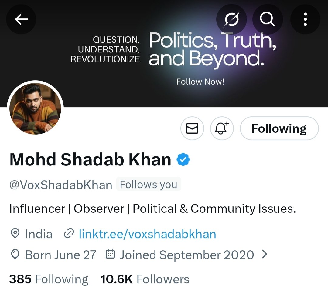 جاويد اختر خان tweet media