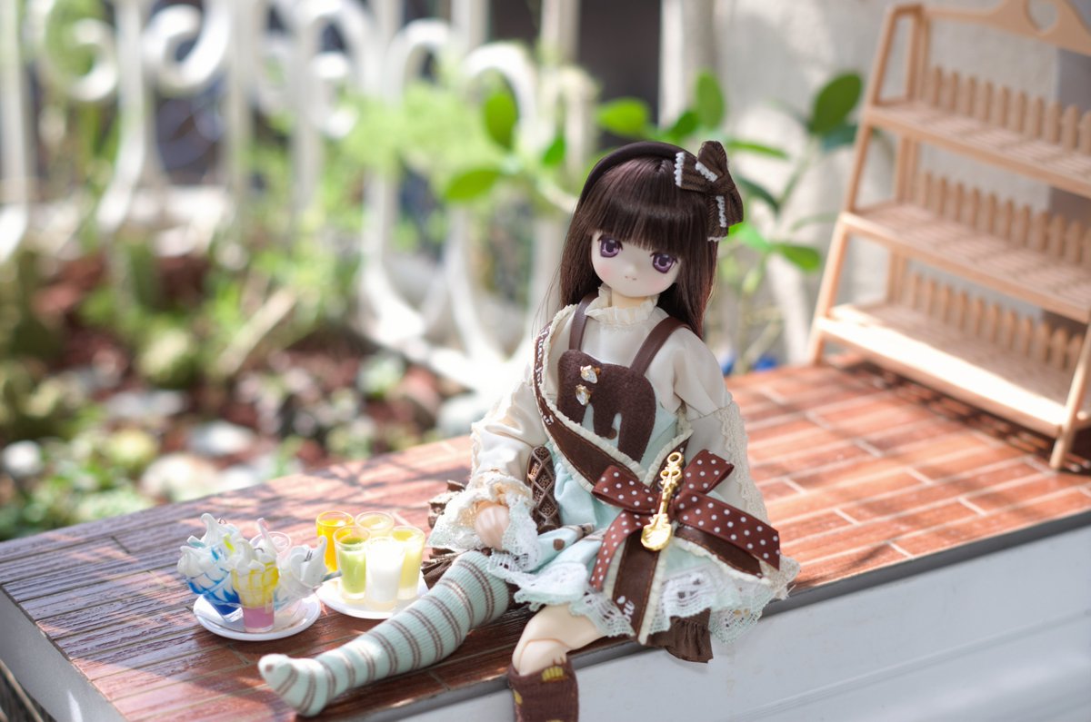 #今夜のドール撮影120分一本勝負
お題【カラーイメージ『あお』】 
#アゾカツ