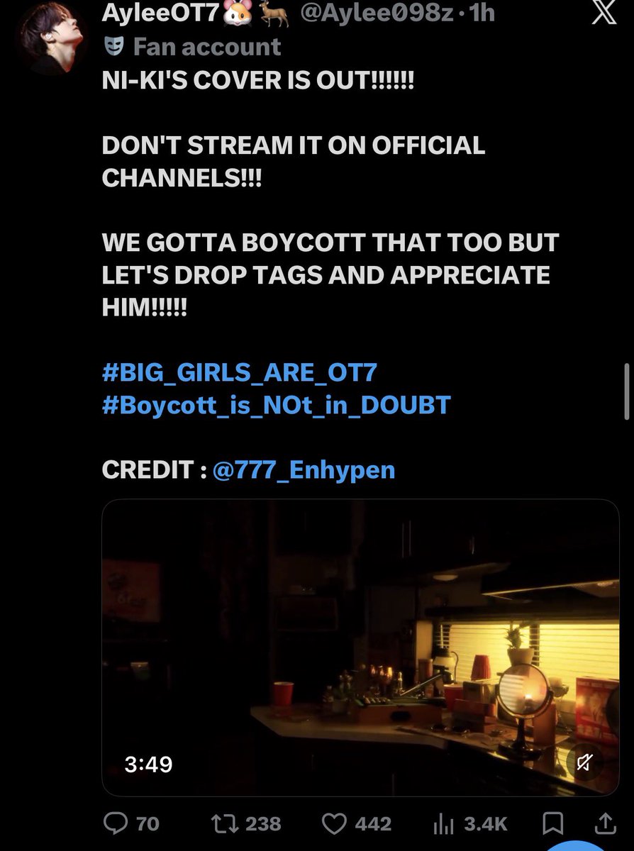 wonievision's tweet photo. how are yall boycotting FOR their creative freedom but then turning around and boycotting said creative freedom… https://t.co/SAIKzBv06G