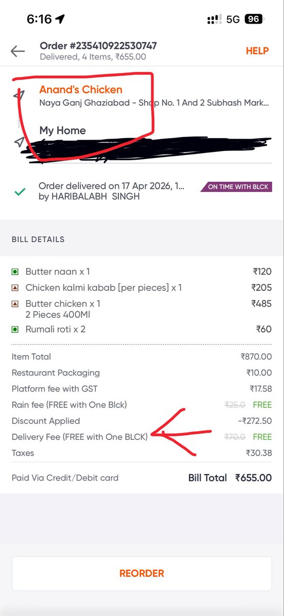 SS_RULES's tweet image. Hi @SwiggyCares @Swiggy 
17th April- I ordered from a restaurant and paid no delivery fees. 
25th April- Trying to order from the same restaurant, I see delivery fee for more than 7 kms. 
Did the restaurant that has been there since past 10 years shift over the week?
#scam #fraud