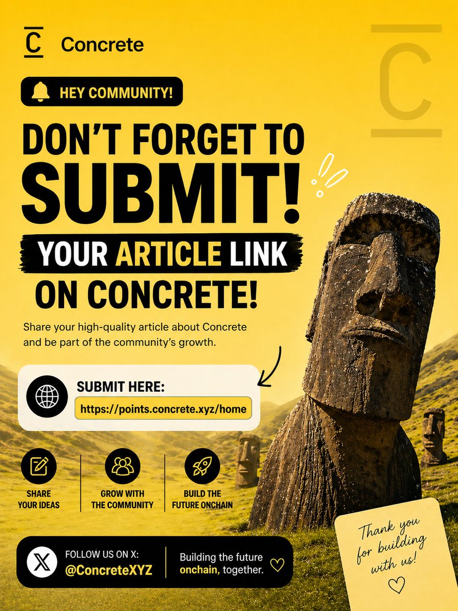 phedranico's tweet image. Don’t forget to remind your friends to join the article submission task on @ConcreteXYZ . Share your insights, contribute, and be part of a growing, solid community building together.
1000 Point Bags 😎😎😎
#event #bags #concrete