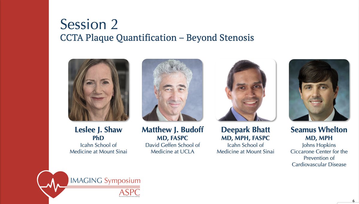 a_l_bailey's tweet image. Happening now @ASPCardio Imaging for Prevention Meeting with @lesleejshaw discussing how #CCTA can be used in #CV #Prevention!  Join us live NOW or at ASPConline.org on 5/1/26 to review recorded sessions.