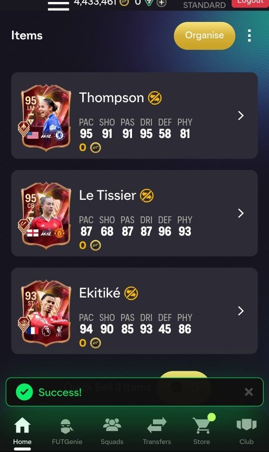 Couple of decent reds ? 

Anyone used this Thompson or ekitike yet ? 🔥 #tots