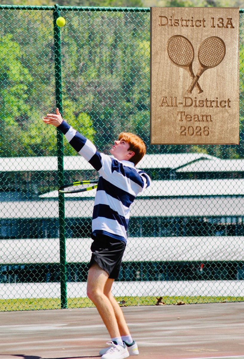 cvic13's tweet photo. Proud of my son Paxton making the All-District Tennis Team. He fits into #teamredhead as talked about on #MartyandMcGee @MartySmithESPN @ESPNMcGee https://t.co/Mio0by5LJB