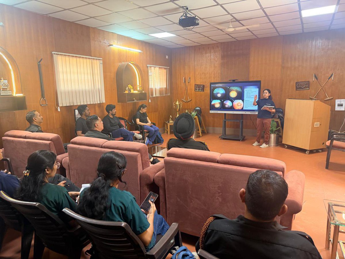 IaSouthern's tweet photo. #WorldVeterinaryDay2026

Military Veterinary Hospital, #NDA #Khadakwasla, under the aegis of #SouthernCommand, marked the occasion with a focused clinical and training engagement in collaboration with leading civil veterinary specialists from Pune.

Remount and Veterinary Corps (#RVC) officers, nursing assistants and veterinary interns participated in advanced diagnostics and procedures, including successful colic surgery and specialised screening of Army animals for ophthalmic, oncological and GI conditions.

#IndianArmy
@adgpi
@PRODefPune