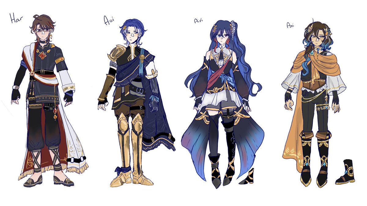 HikariUi_'s tweet photo. Let’s look back at ΣDΣП’s HSRCB journey!
Aren’t these concept designs awesome!? 🤩🤩🤩
Art by @FairyyyyLights_
#HSRCB #ChorusBattle https://t.co/cwr8kO3nB7