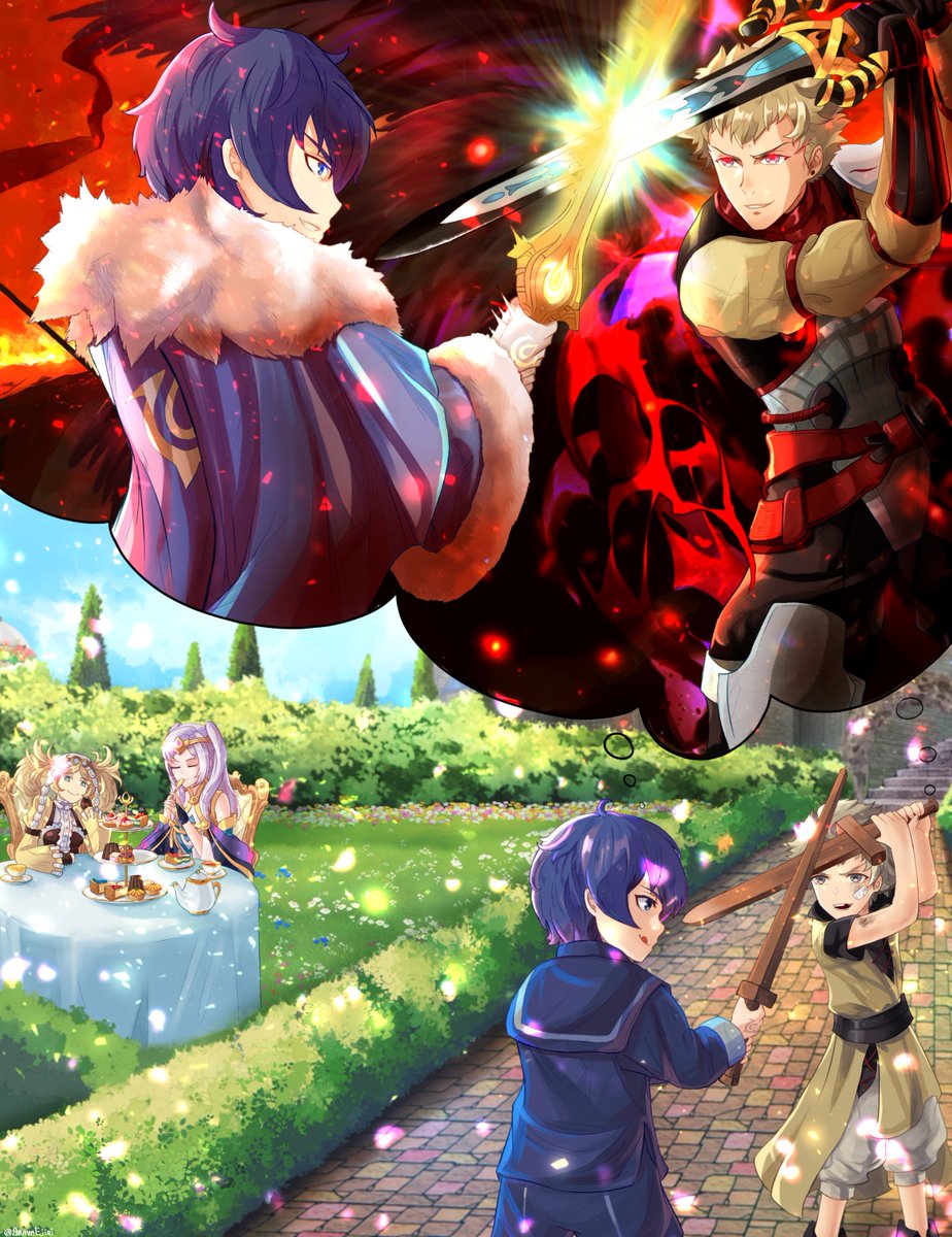 Childhood imagination
Commissioned by <a href="/lampreylarry/">LampreyLarry</a> ! Thank you~
#FireEmblemAwakening #ファイアーエムブレム