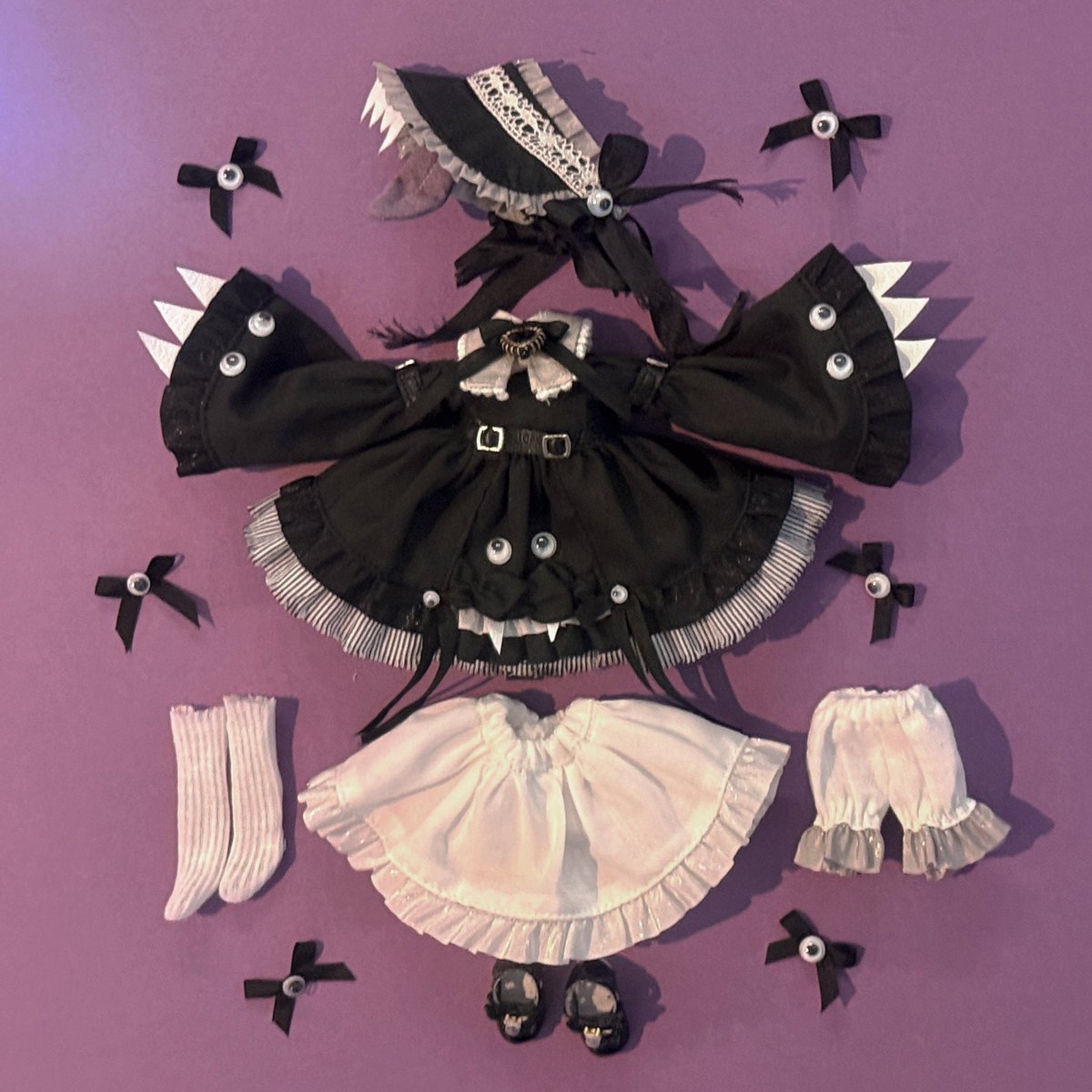 4月29日からアゾンレーベルショップ秋葉原で開催される「Sugar Sugar Party4」にnico/竜田さんとコラボで参加します！
テーマがメタモルフォーゼということで、女の子に変身したバケモノちゃんをイメージしたワンオフドールを作りました😈💕

#シュガパ4