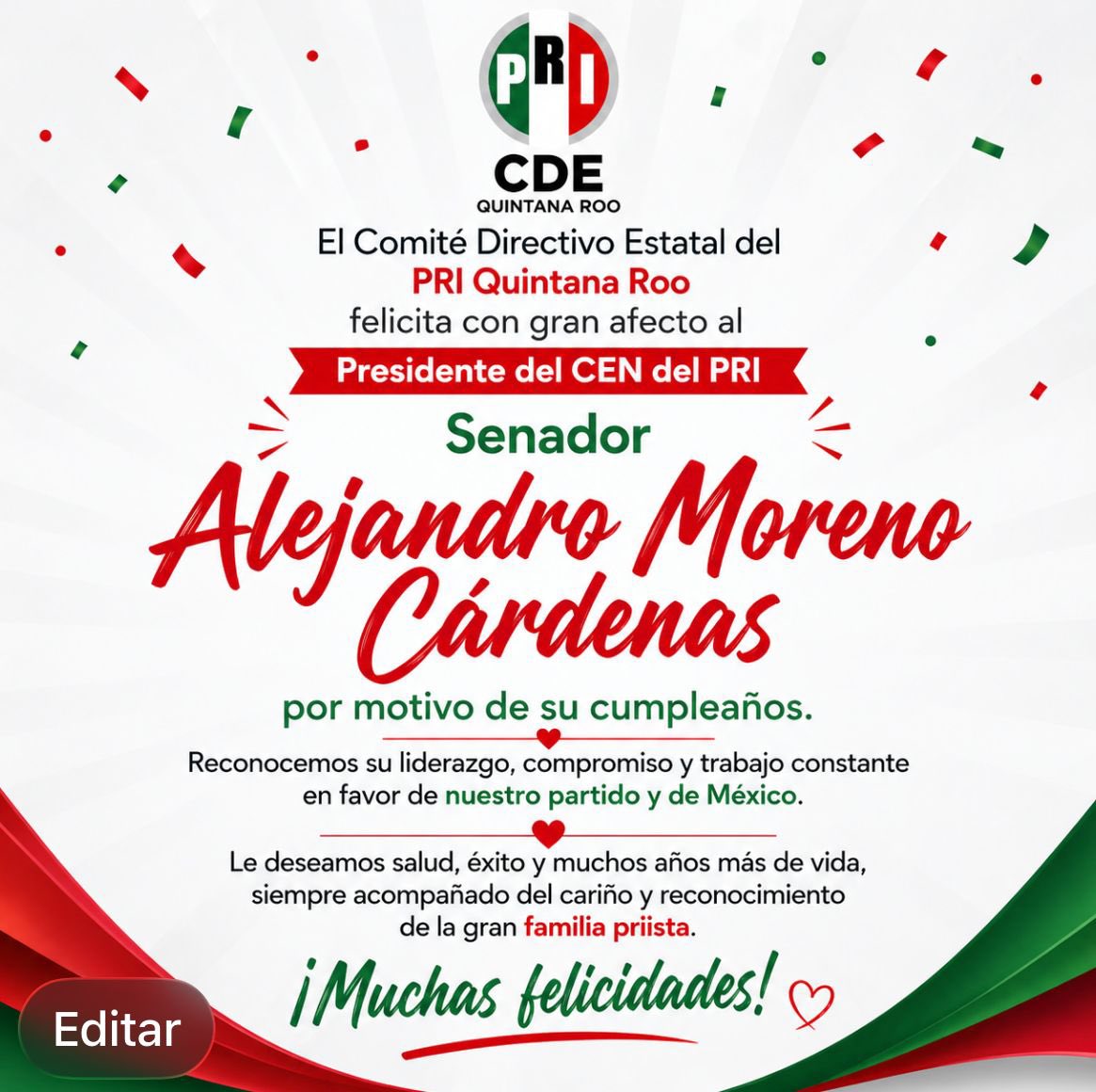 CDE-PRI Quintana Roo tweet media