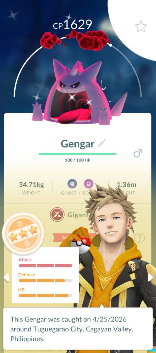 ateliergeon's tweet photo. G-Max event! 

•Shiny Groudon lucky trade w/ my friend during the community meet up.
 
✨Shiny G-max✨
❌Charizard,
❌Blastoise
❌Venusaur
✅Gengar

#PokemonGo #PoGo
#Pokemon https://t.co/Fuhgfg3t5r