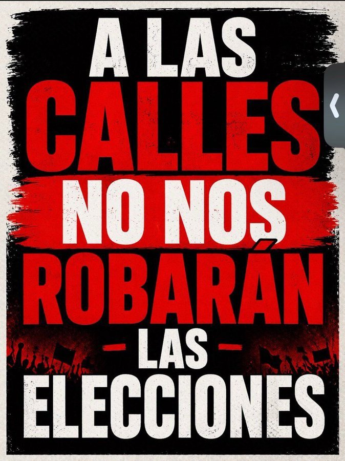 PrincessPat18's tweet photo. @Guerola_53 EXIGIMOS SOLUCIÓN INMEDIATA!! ESTAS ELECCIONES ESTAN TOTALMENTE DESLEGITIMADAS NO BAJAREMOS LOS BRAZOS, NO NOS VAMOS A CANSAR!!
@ONPE_oficial @JNE_Peru @JNJPeru @FiscaliaPeru #CrisisElectoral #PeruEnAlerta #DemocraciaEnPeligro
#EleccionesPerú2026 #NuevasEleccionesPerú https://t.co/5aiRTYeF0V