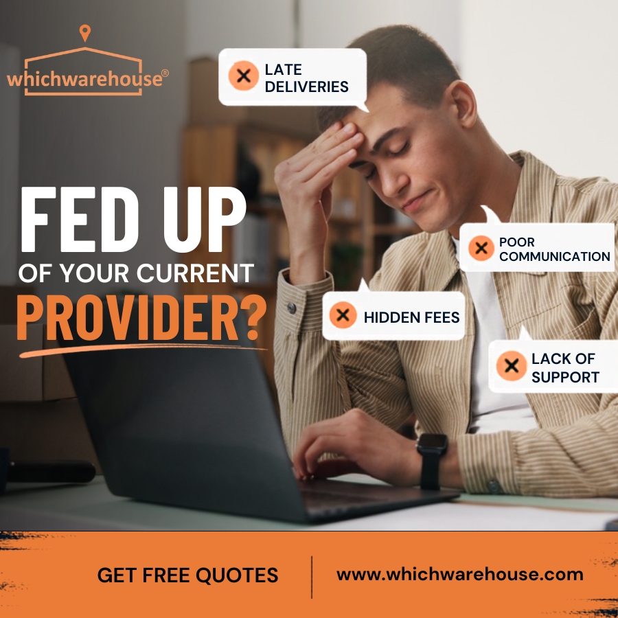 whichwarehouse's tweet image. Is your warehouse provider giving you a headache?
It might be time to switch. 

Get free quotes from warehouses and 3PLs across the UK and Ireland containing prices, comments &amp;amp; their location to review your operation and find a new opportunity.
#Warehousing #3PLs #whichwarehouse