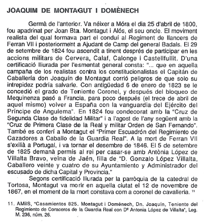 carlismo_bcn's tweet photo. #Efemèrides #carlines de lo Principat de Catalunya: Dia 25 d'abril.
1805. Neix a Móra d'Ebre En Joaquim de Montagut y de Domènech, militar al servei d'En Carles V. https://t.co/S6BSL44xTn