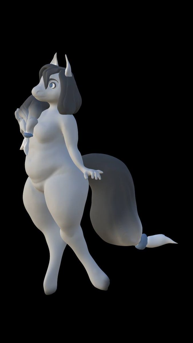 mannekartist's tweet image. I don't know how to make clothes here yet 😤

#sketch #3d #anthro