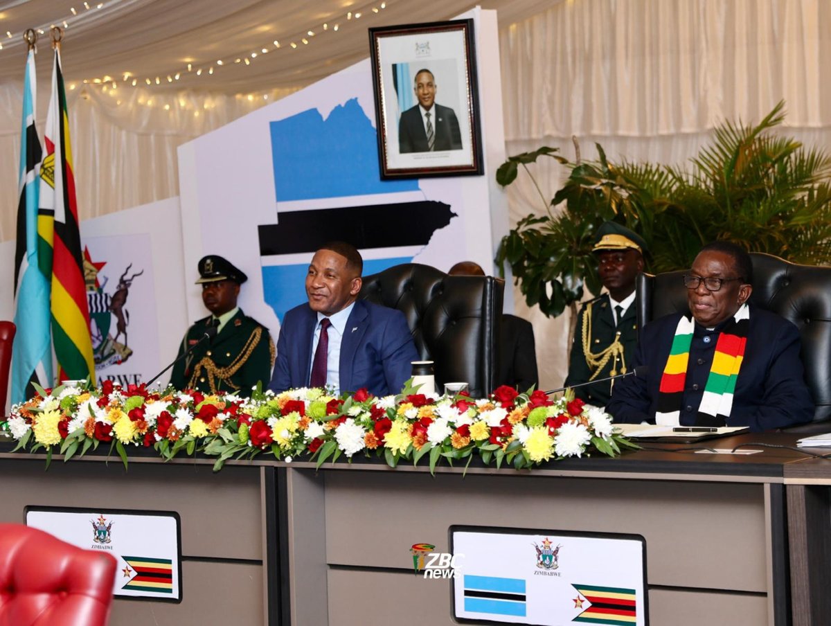 ZBCNewsonline's tweet image. #Recap: PRESIDENT DUMA BOKO’S ZIMBABWE VISIT