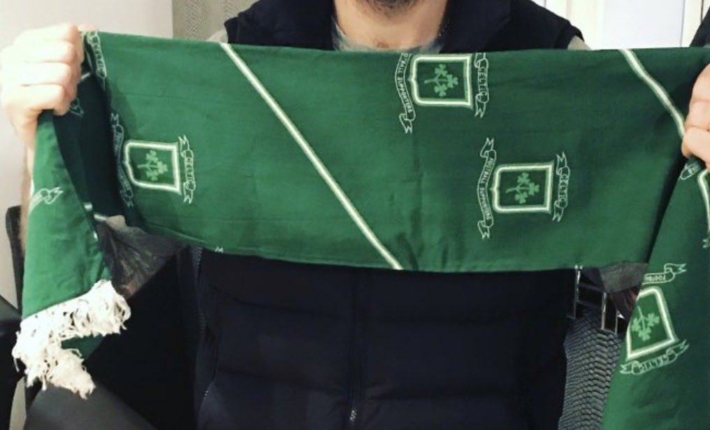 Bit of a long shot, but last week after the game at Hampden ( between Hampden and Cathcart station) I have lost this scarf. Doesn’t me much to anyone else but has a lot of sentimental value to me. It has a huddle badge and a walk and talk badge on it. Contact me plz. 

Share plz