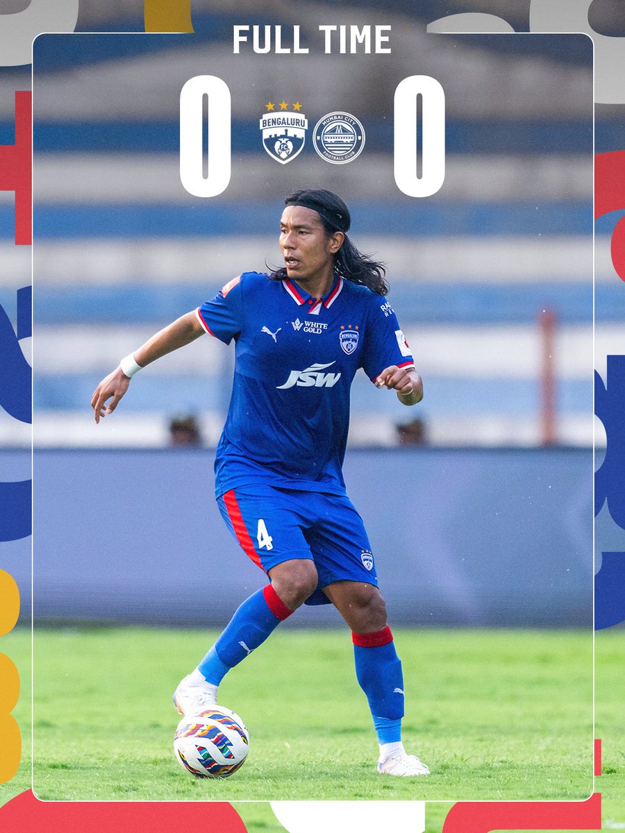 bengalurufc's tweet image. Our final game at the Fortress this season ends in a stalemate.

#WeAreBFC #ISL12 #BFCMCFC #Jotheyali