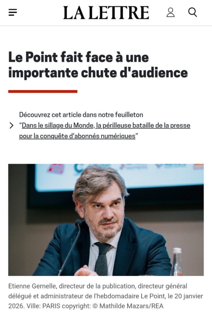 Quoi de plus normal quand on a fait de de la publication de merde son quotidien,
n'est ce pas monsieur Franz Olivier Giesbert*
* ce monsieur m'ayant bloqué,  si quelqu'un pouvait lui transmettre ?
<a href="/LePoint/">Le Point</a>