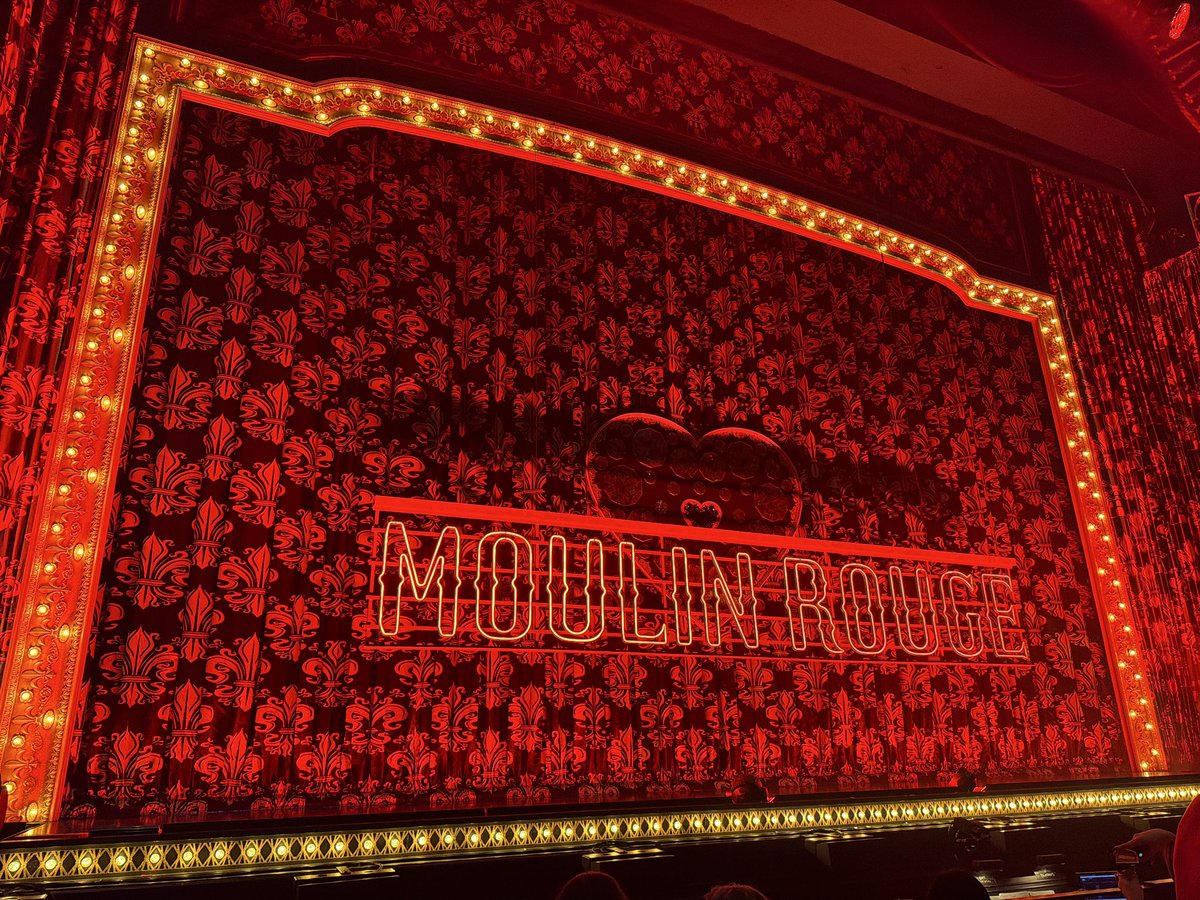justingodard's tweet image. We saw Moulin Rouge at the Ed Mirvish Theatre in Toronto last night. It was a spectacular show! Highly recommend it! ♥️ #theatre #broadway #datenight