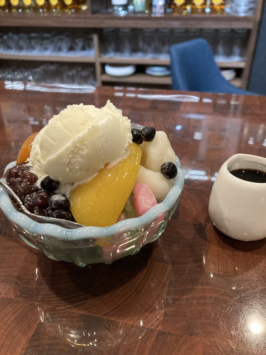 あんみつ頂きました😋