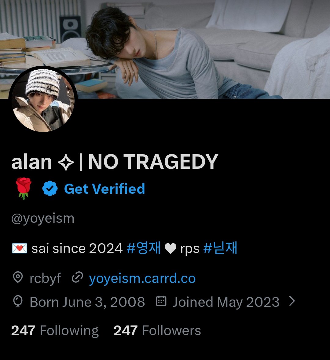 alan ✧ | NO TRAGEDY 🌹 tweet media