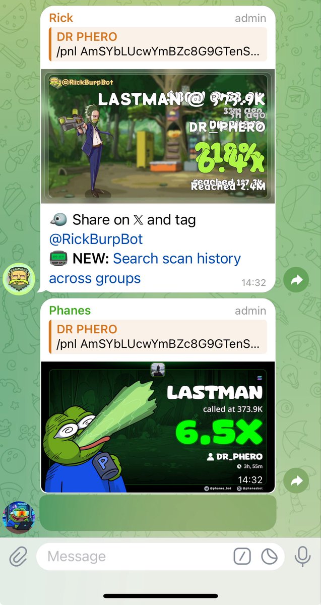 6.5x on $LASTMAN

AmSYbLUcwYmBZc8G9GTenSn2dsLjsZiVeMxMQvcUpump