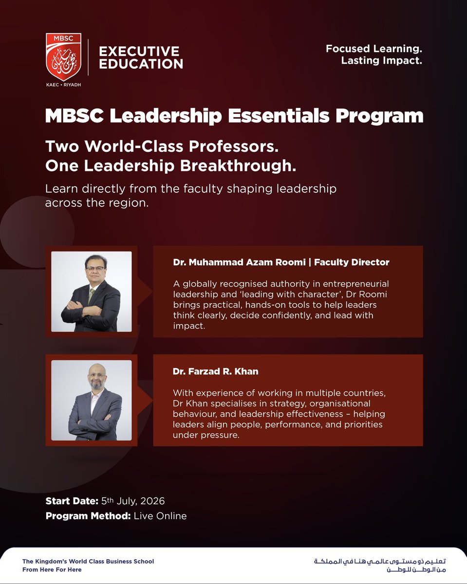 MBSC Executive Education tweet media