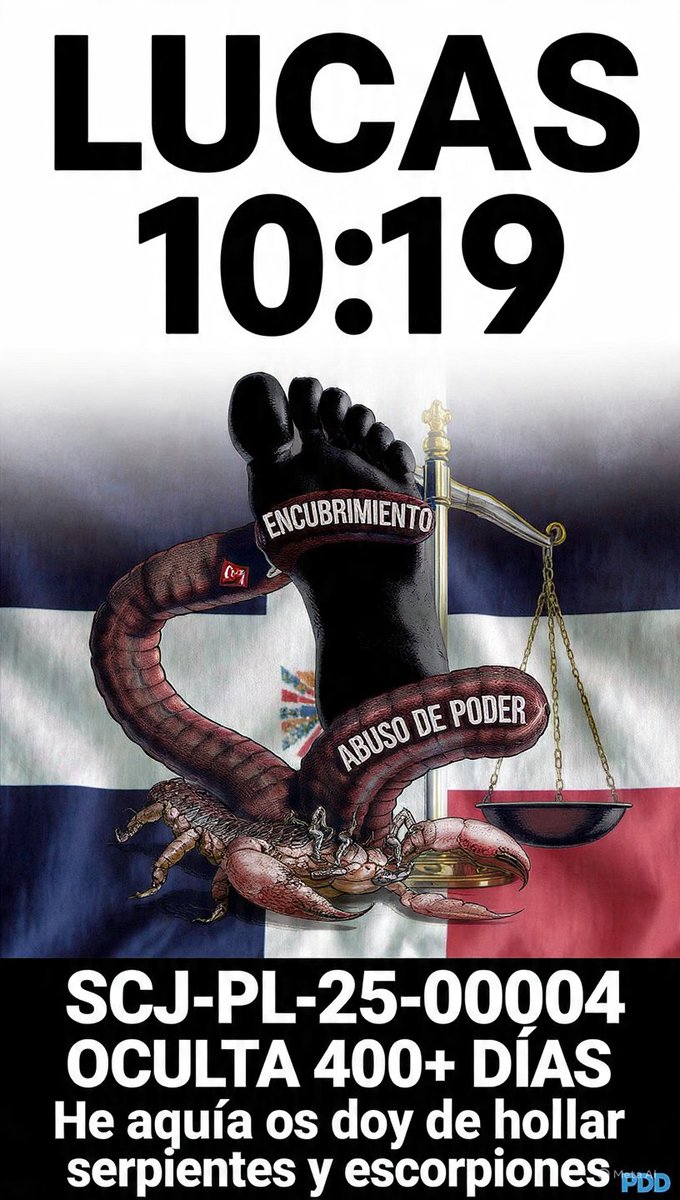 ciprianreyes's tweet image. El Poder Judicial :  Suprema Corte de Justicia SCJ Oculta la sentencia contra ABINADER @PRM_Oficial @JosePaliza @fgarciafermin @AndresLugoRisk El poder Ejecutivo tiene secuestrada la justicia Dominicana 🇩🇴 
#PDD #Demanda #CiprianReyes #JusticiaRD