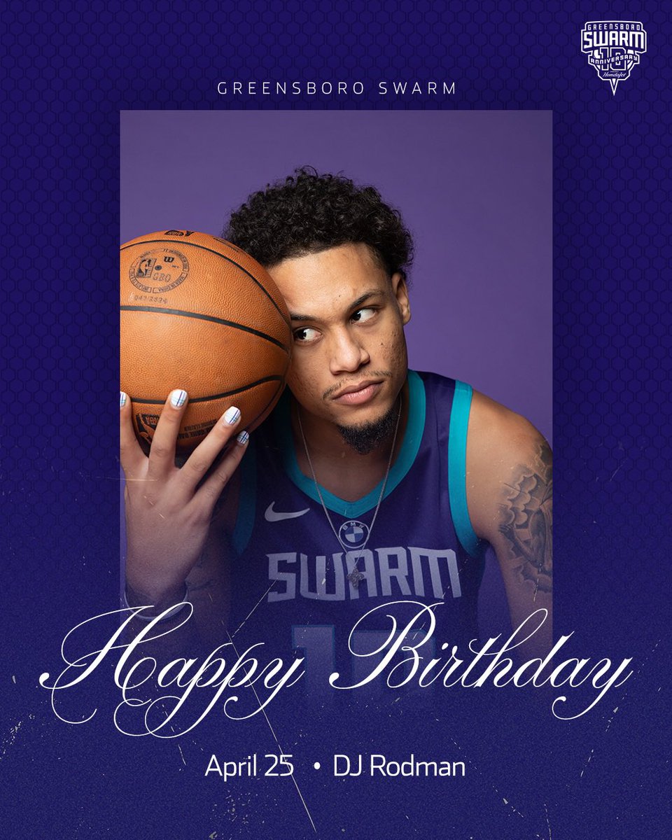 greensboroswarm's tweet photo. Happy Birthday, DJ! 🎉 https://t.co/XVrS9uFAZr