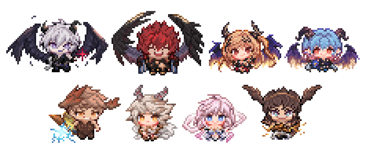 Fallen Angels and Archangels have joined the lineup this year! 🪽😈

今年は堕天司と天司たちも登場しています！