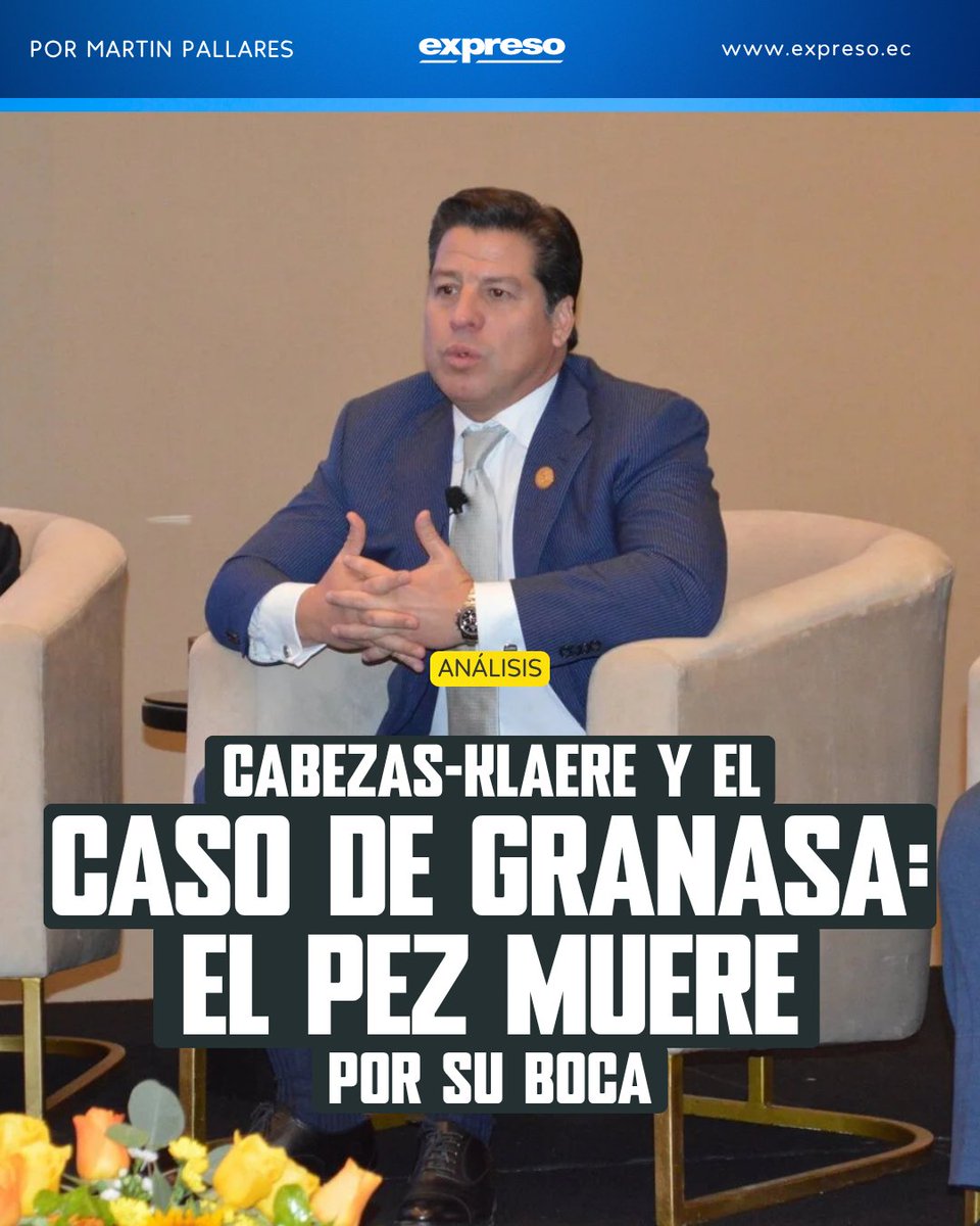 #ANÁLISIS | La confesión del superintendente de compañías,  Luis Cabezas-Klaere, echa por los suelos la versión que él mismo y otros funcionarios han sostenido: que no hay intencionalidad política.

Lee el texto completo escrito por Martin Pallares 👉 bit.ly/4tD2mXe