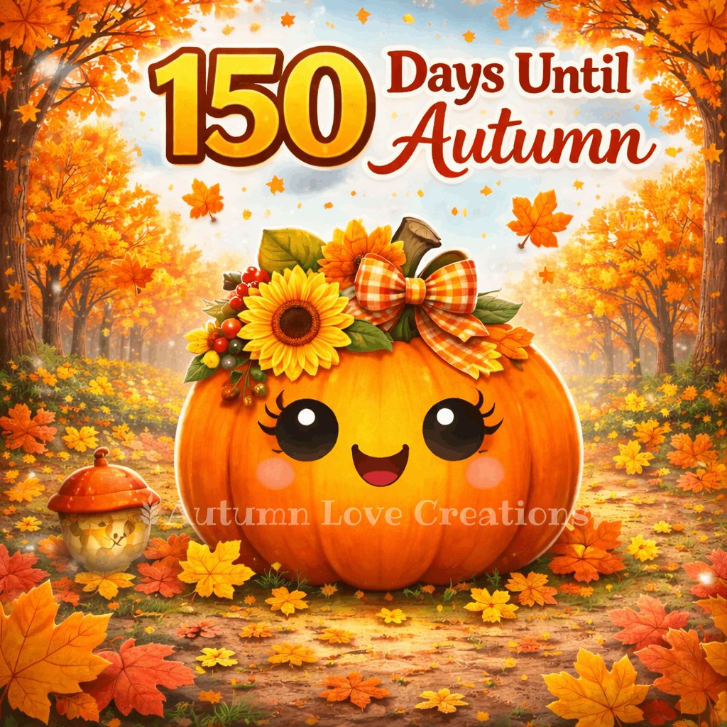 theautumlover's tweet image. 150 Days Until Autumn! 🤎🍁🍂
.
.
#FallVibes #CountdownToCozy #fall #autumn