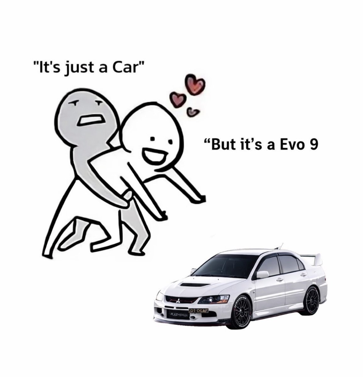 “It’s just a car” 😍